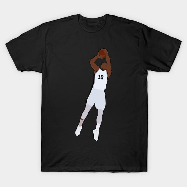 Demar Derozan - San Antonio Spurs T-Shirt by xavierjfong